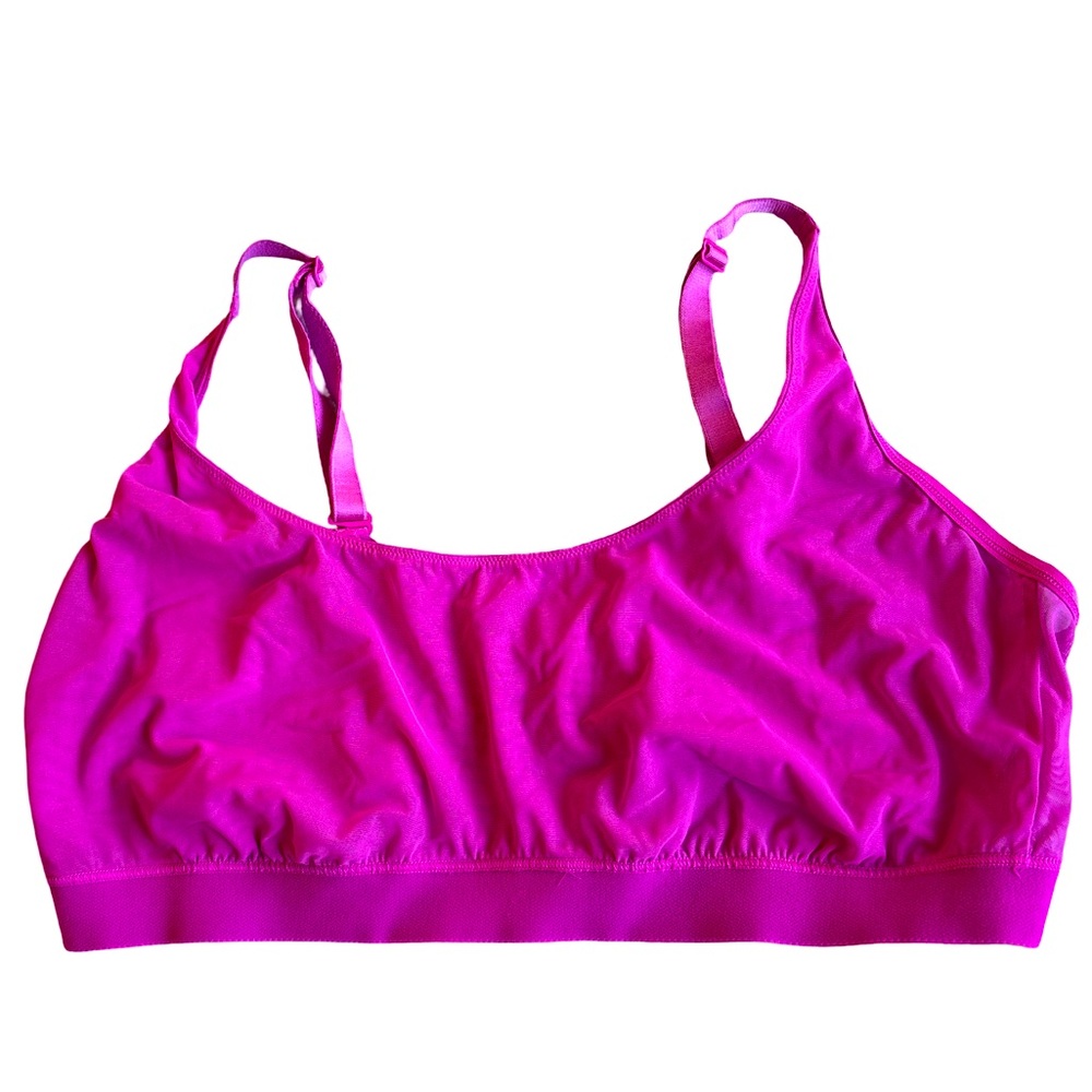 Parade Pink Semi Sheer 3X Bralette